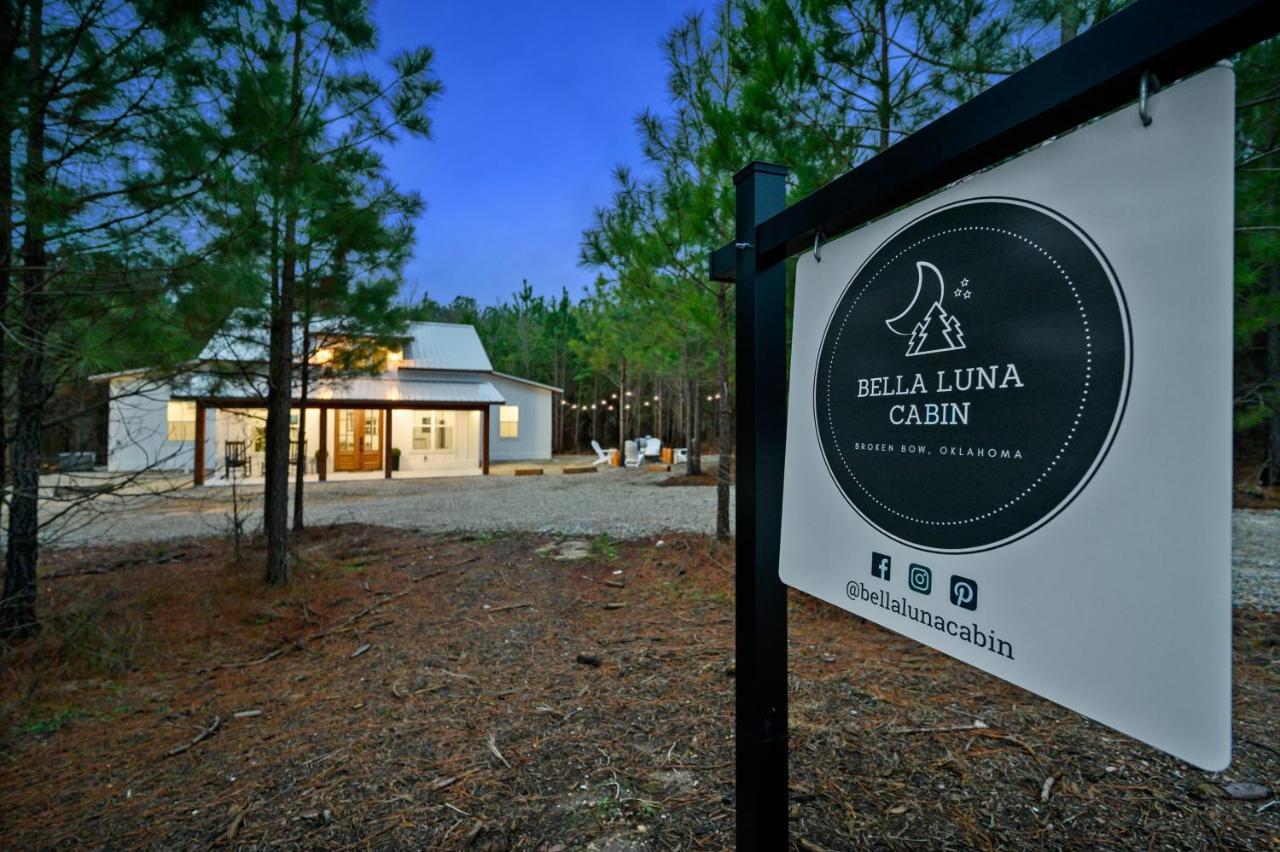 Bella Luna Cabin - Cozy Farmhouse Cabin, Private Deck, Swing Set, Fire Pit, Hot Tub Villa Broken Bow Eksteriør billede